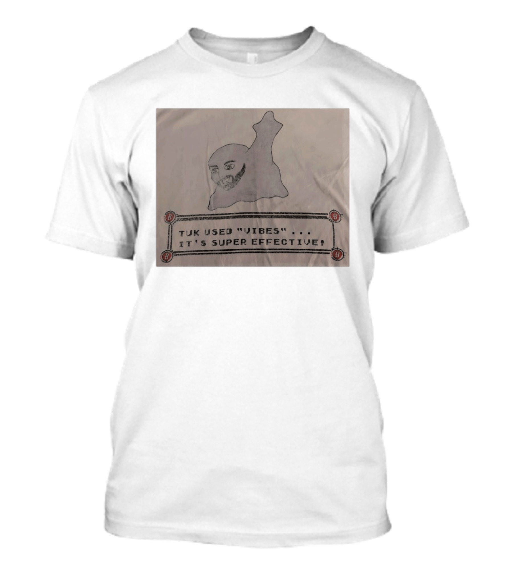 Tuk Used Vibes It's Super Effective Pokemon T-Shirt