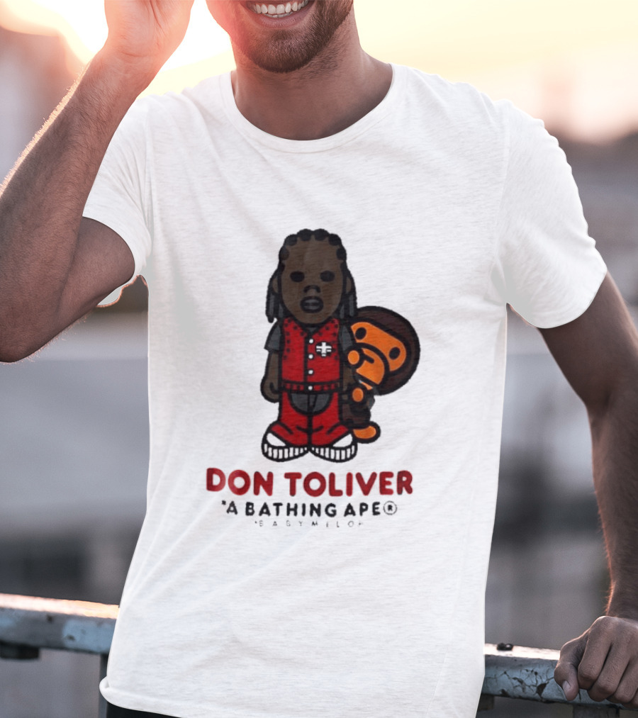 Don Toliver A Bathing Ape Baby Milo Collaboration T-Shirt