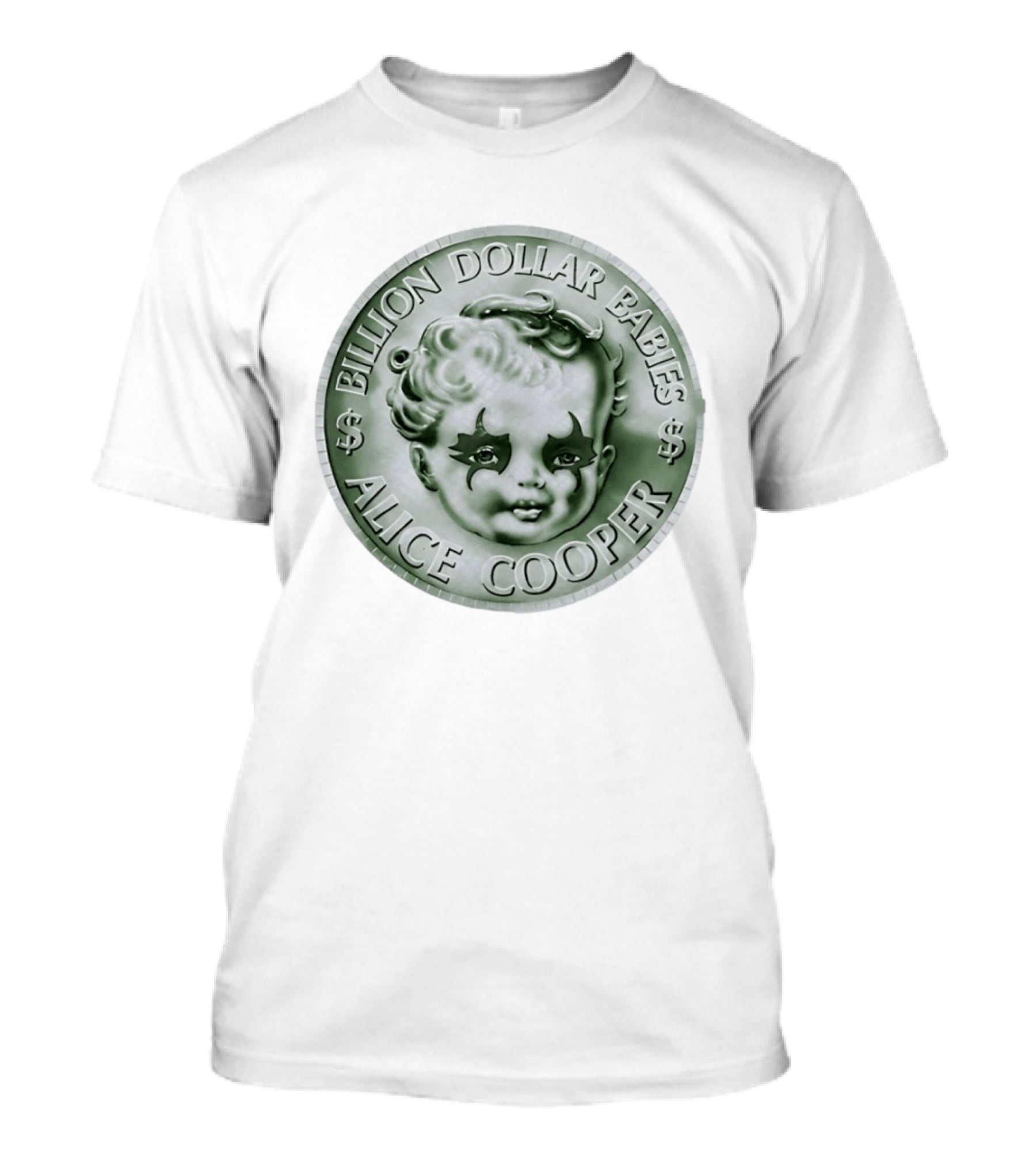 Alice Cooper Billion Dollar Babies Album Cover Coin T-Shirt