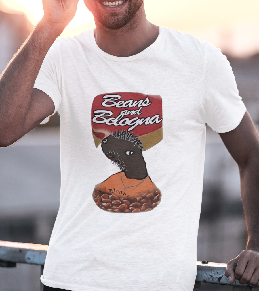 Beans And Bologna Can Head Character With Beans T-Shirt
