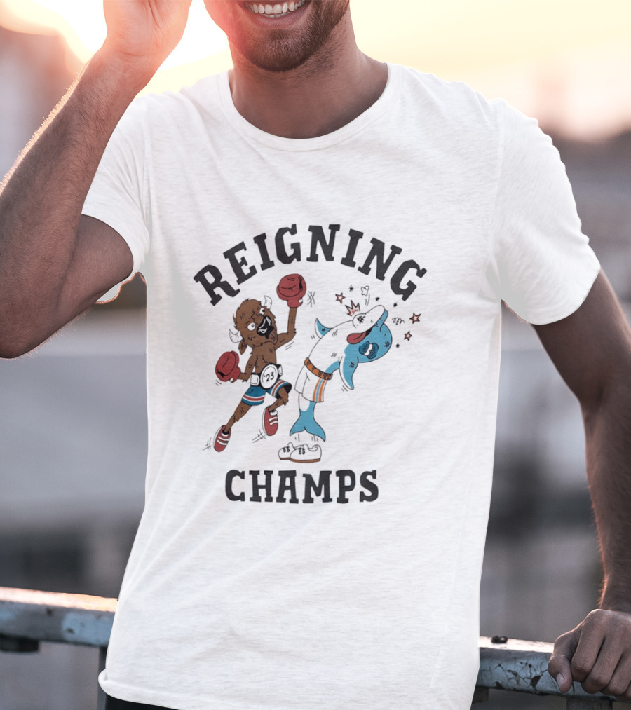 Reigning Champs Buffalo Vs Miami Boxing Showdown T-Shirt