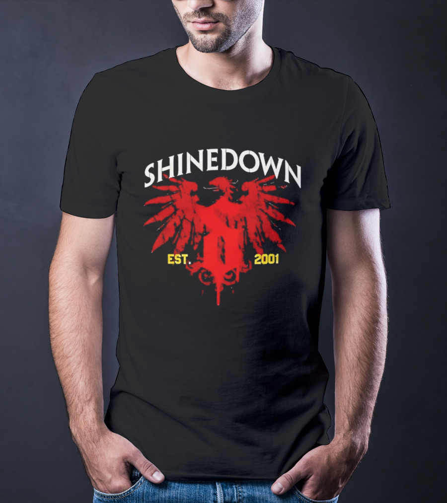 Shinedown Est 2001 Red Eagle T-Shirt