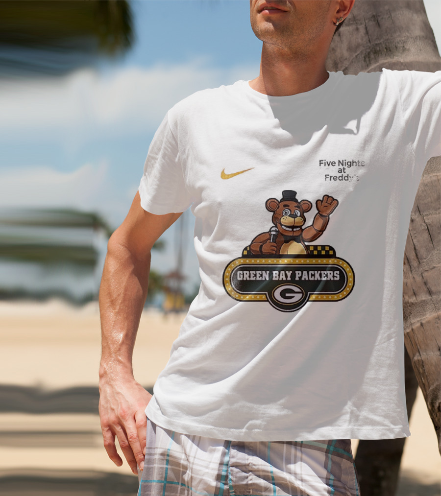 Green Bay Packers Freddy Fazbear T-Shirt