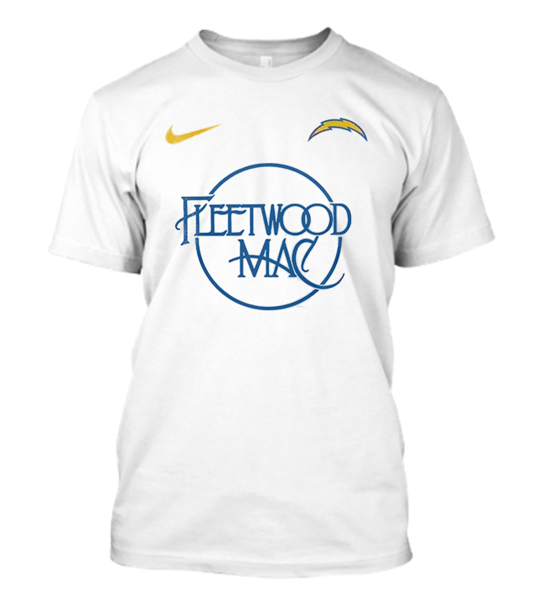 Los Angeles Chargers Fleetwood Mac Nike Collaboration T-Shirt