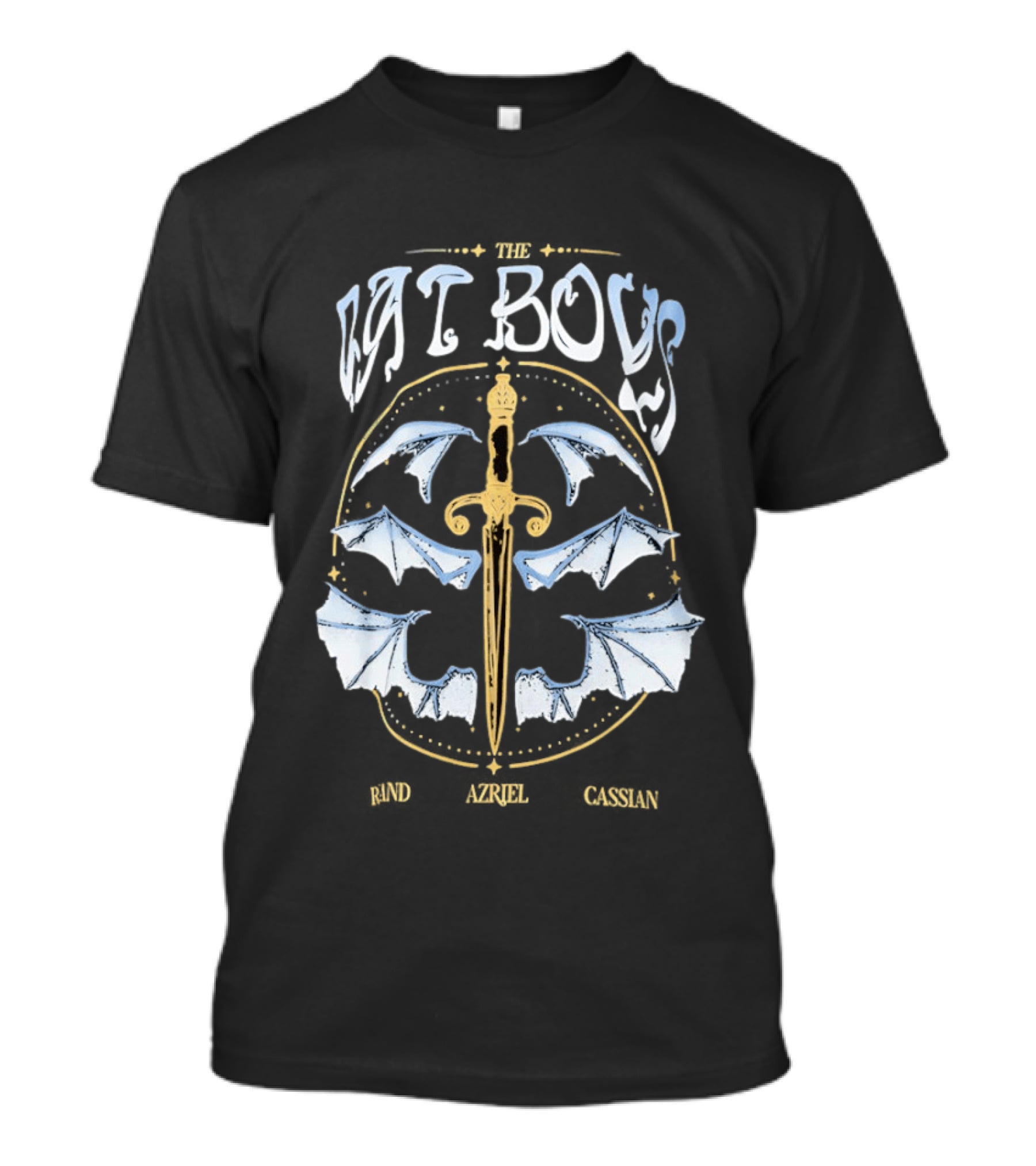Bat Boys Rand Azriel Cassian Sword And Wings T-Shirt