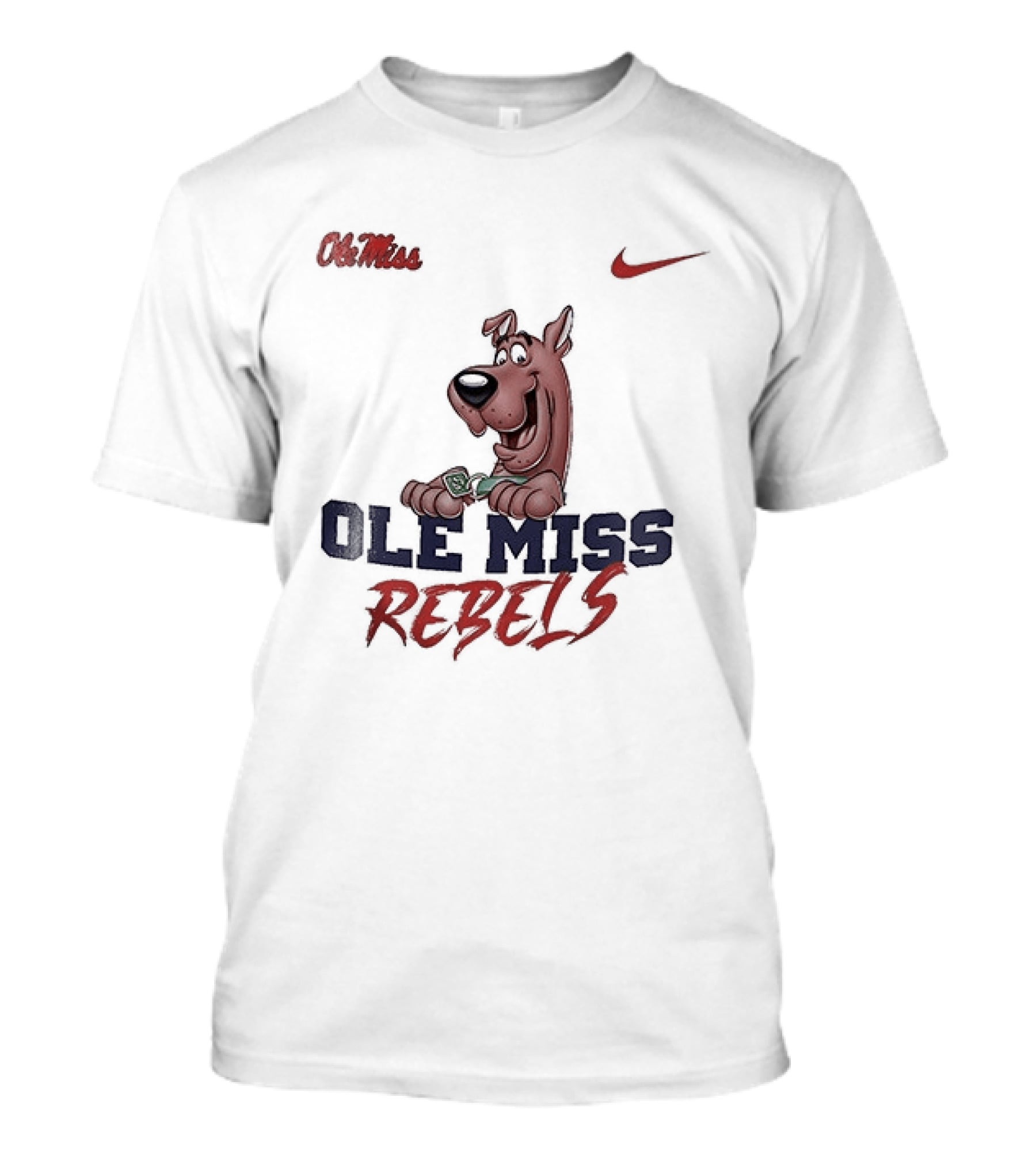 Ole Miss Rebels Scooby Doo Nike Collaboration T-Shirt