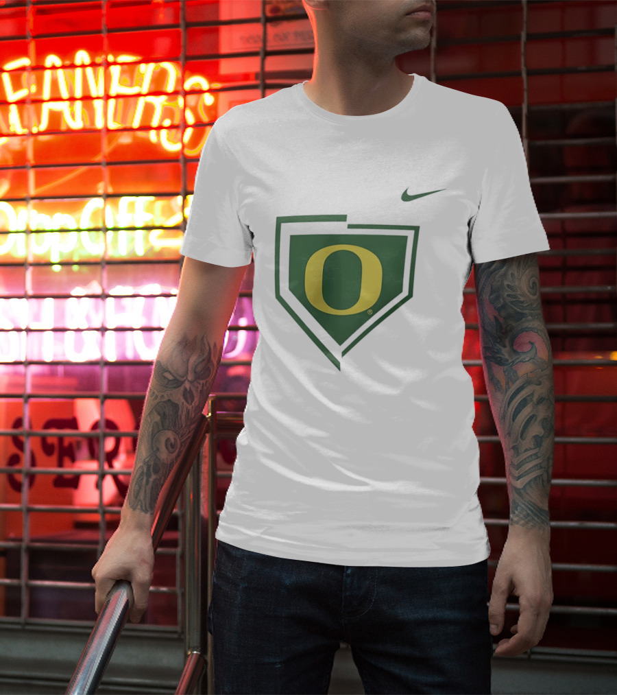Oregon Primetime Baseball Legend Nike O Mark T-Shirt