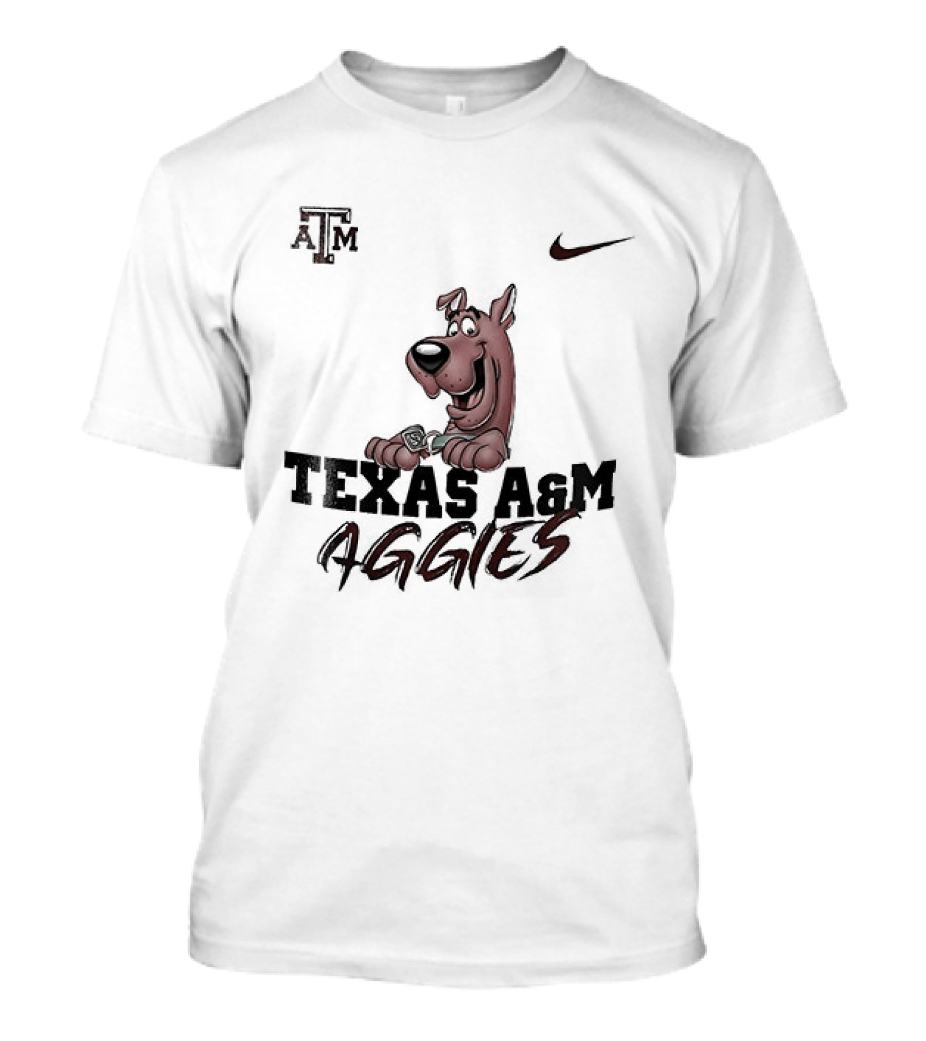Texas A And M Aggies Scooby Doo Nike Collaboration T-Shirt