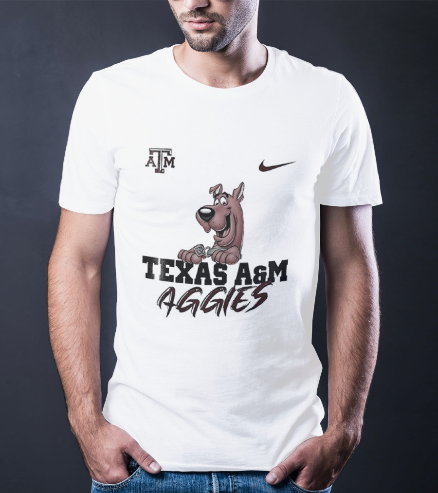 Texas A And M Aggies Scooby Doo Nike Collaboration T-Shirt