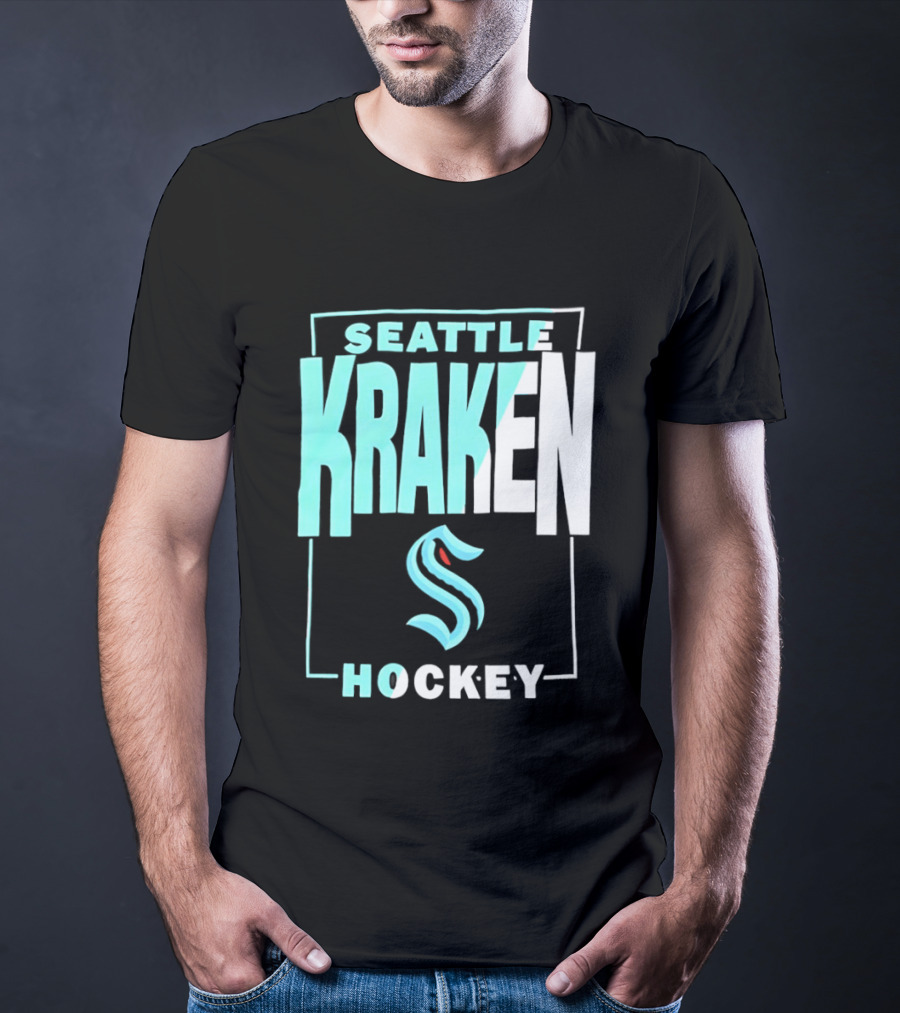Seattle Kraken S Logo Hockey Team Spirit T-Shirt