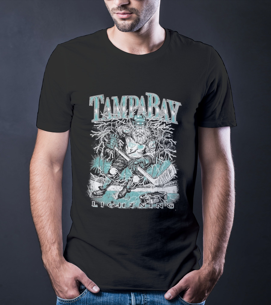 Tampa Bay Lightning X Duvin Special Edition Wild Electric Creature Collaboration T-Shirt