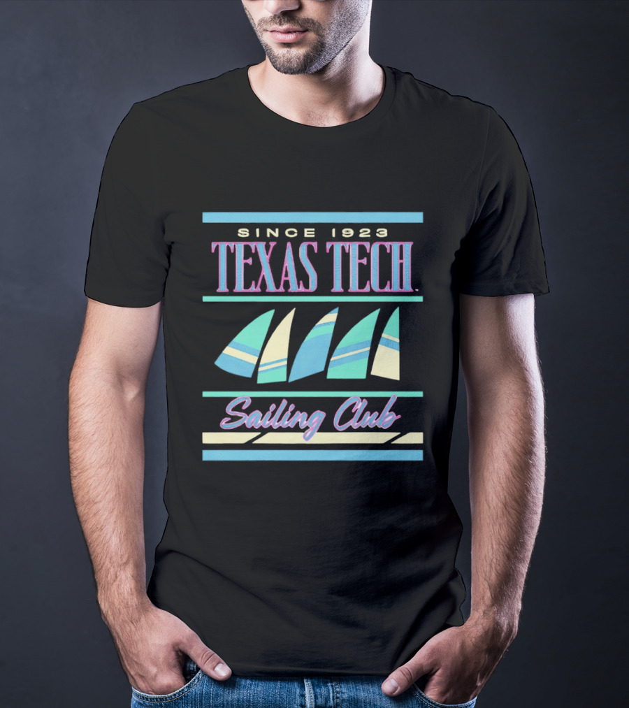 Texas Tech Sailing Club Since 1923 Retro Nautical T-Shirt