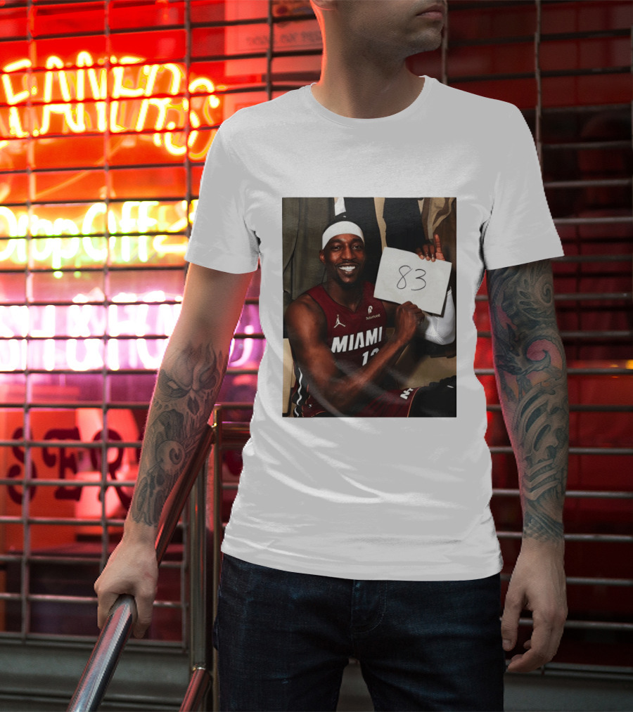 Bam Adebayo 83 Points Miami Heat Tribute NBA Legend Wilt Chamberlain T-Shirt