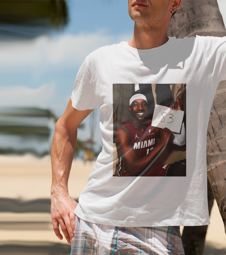 Bam Adebayo 83 Points Miami Heat Tribute NBA Legend Wilt Chamberlain T-Shirt