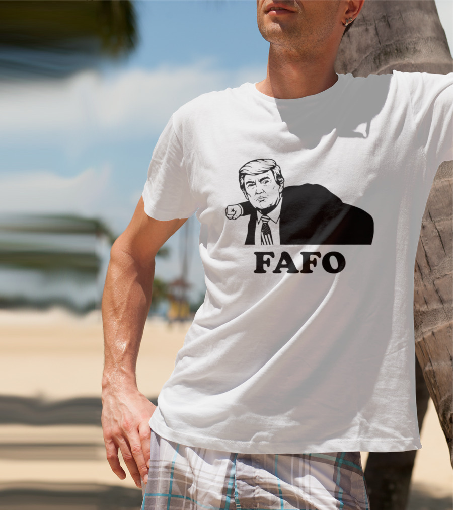 Donald Trump FAFO Punching T-Shirt