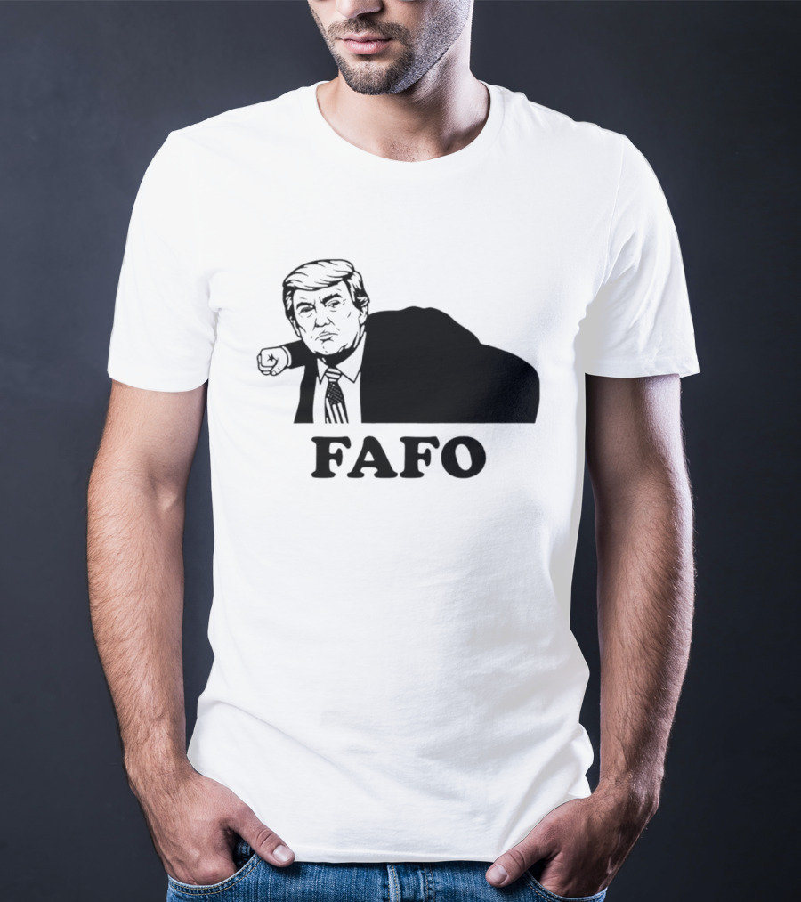 Donald Trump FAFO Punching T-Shirt