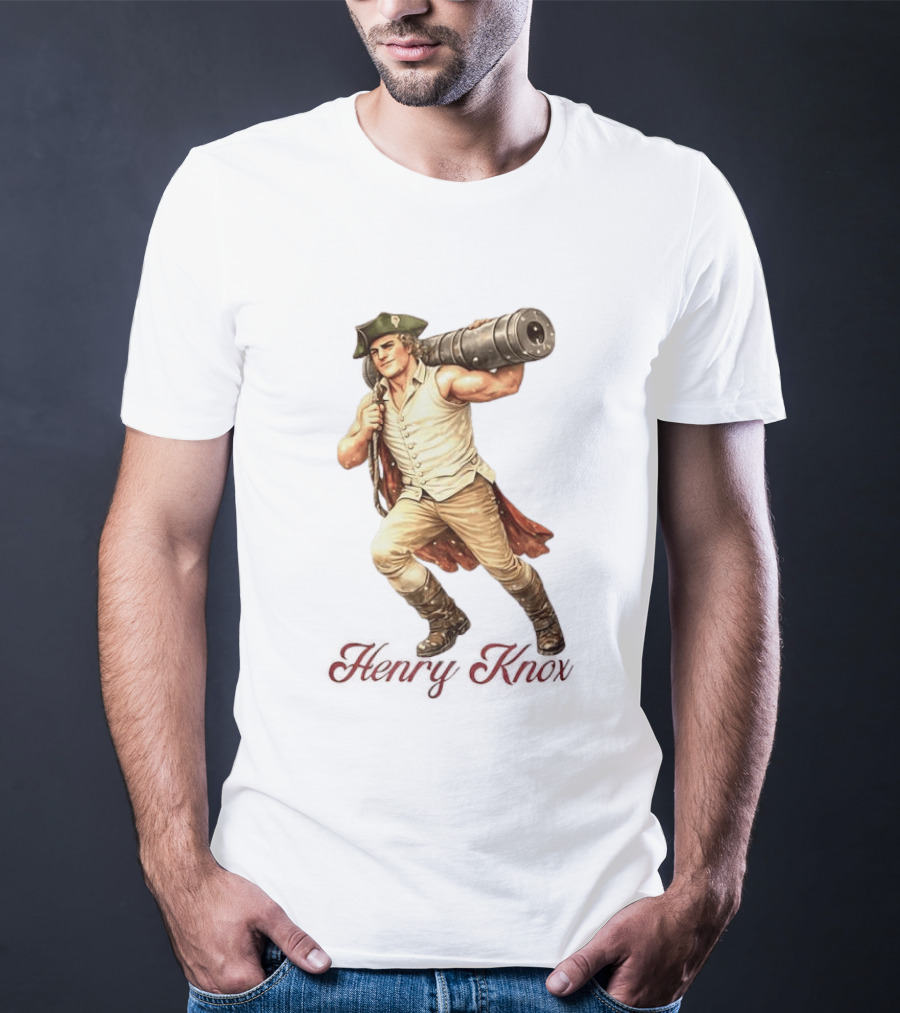Henry Knox Revolutionary War Cannon Carrier T-Shirt