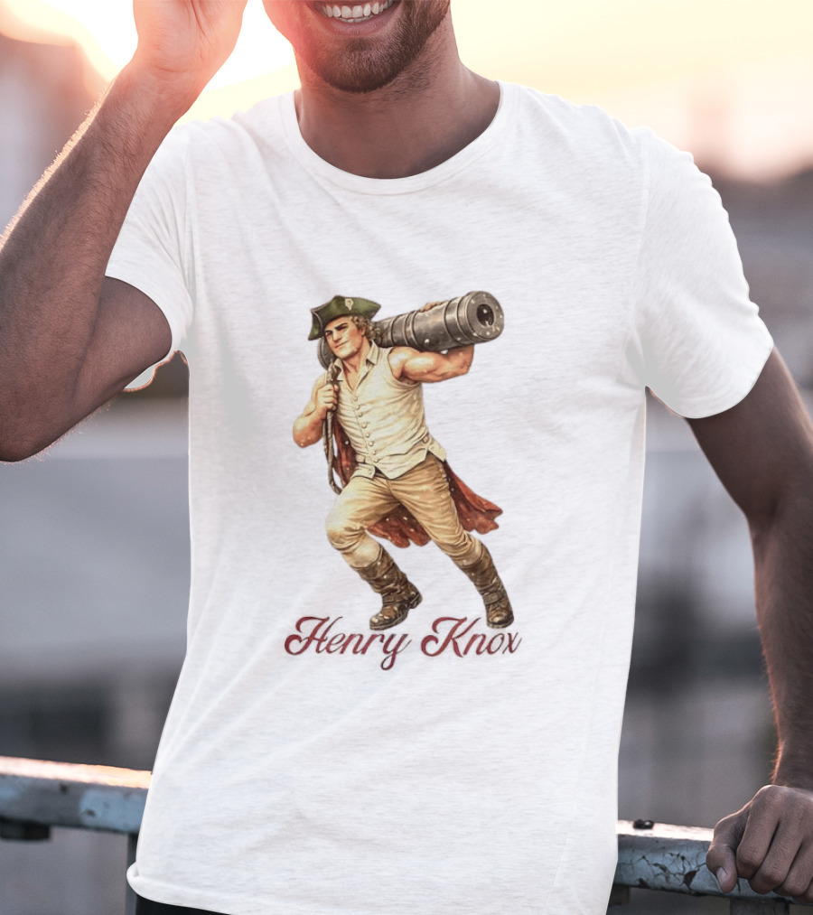 Henry Knox Revolutionary War Cannon Carrier T-Shirt