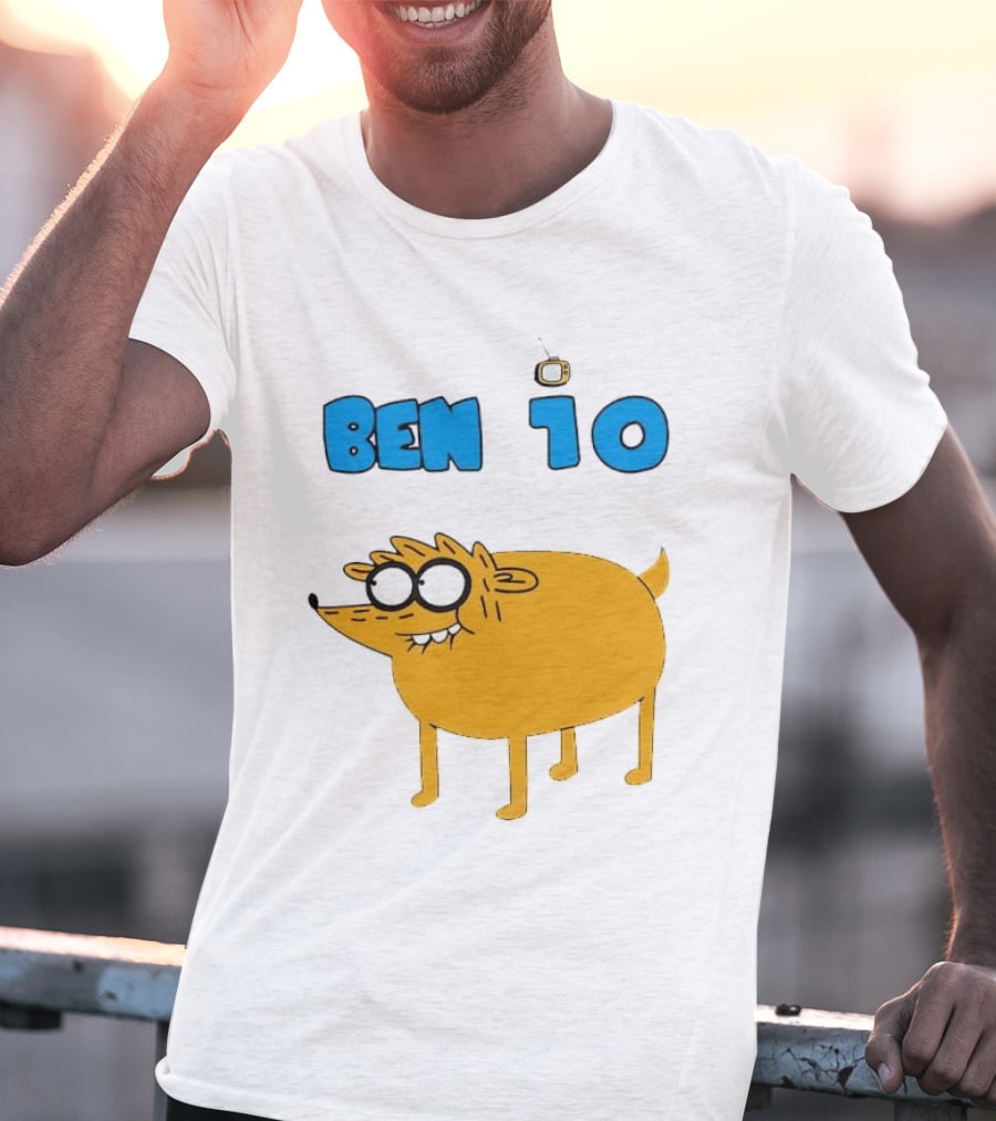 Ben 10 Jake The Dog Crossover Cartoon Network Fan T-Shirt