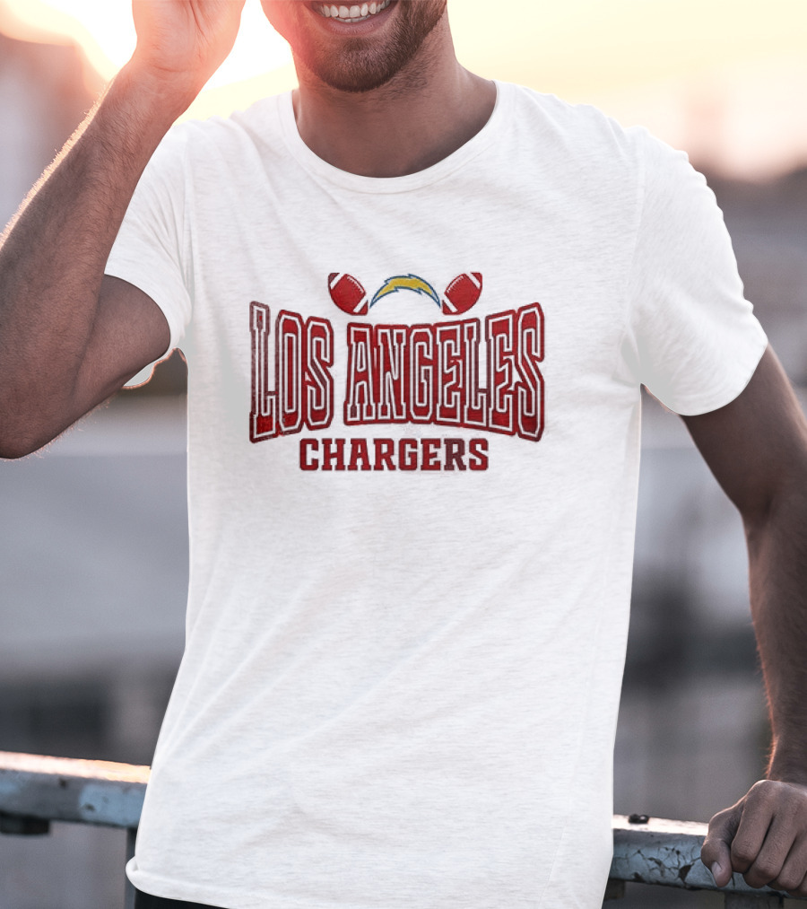 Los Angeles Chargers Sorry Ladies My Heart Belongs Valentine's Day T-Shirt