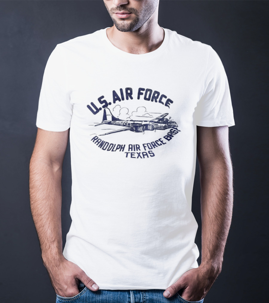 U.S. Air Force Randolph Air Force Base Texas Airplane T-Shirt