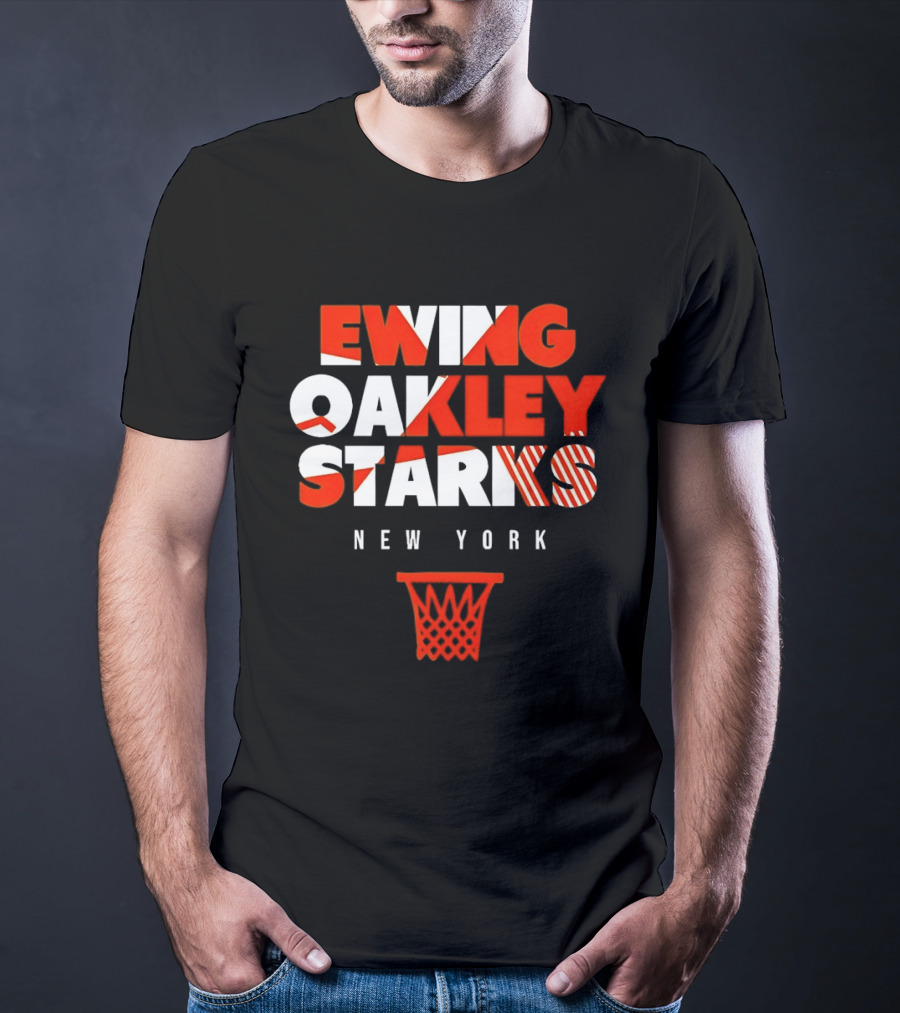 Ewing Oakley Starks New York Basketball Legacy T-Shirt