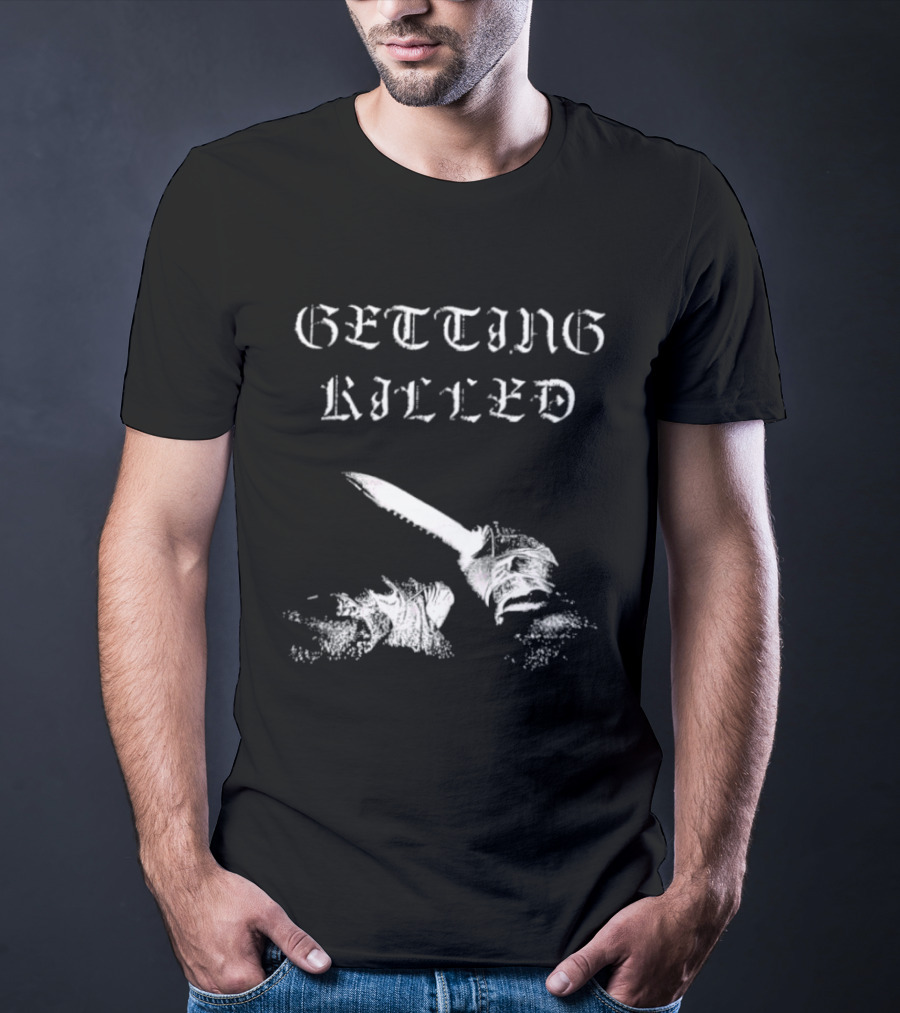 Getting Killed Gothic Knife T-Shirt
