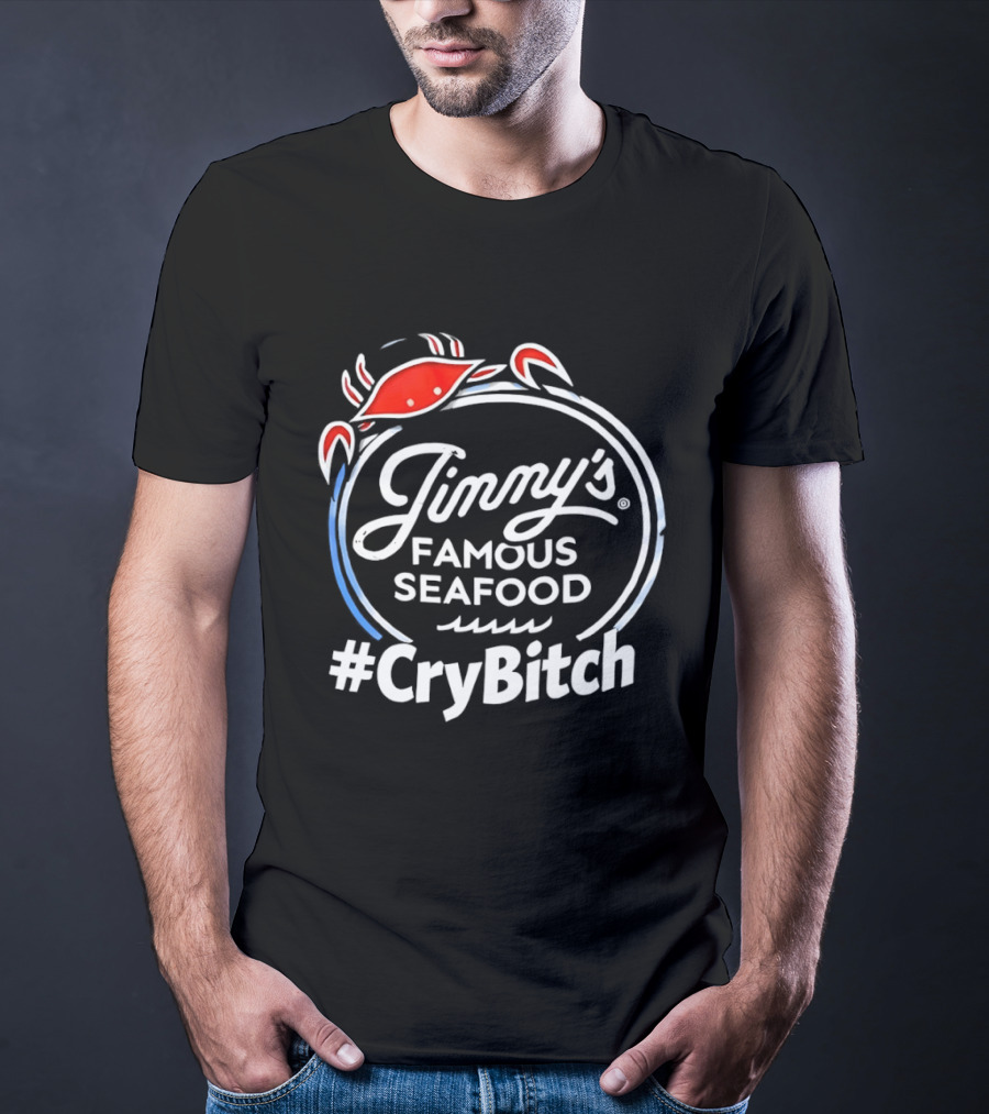 Jinny's Famous Seafood Crab #CryBitch T-Shirt