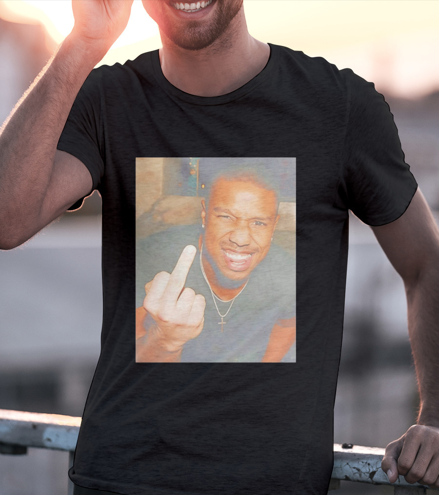 Michael B Jordan Sinners Oscar Middle Finger T-Shirt