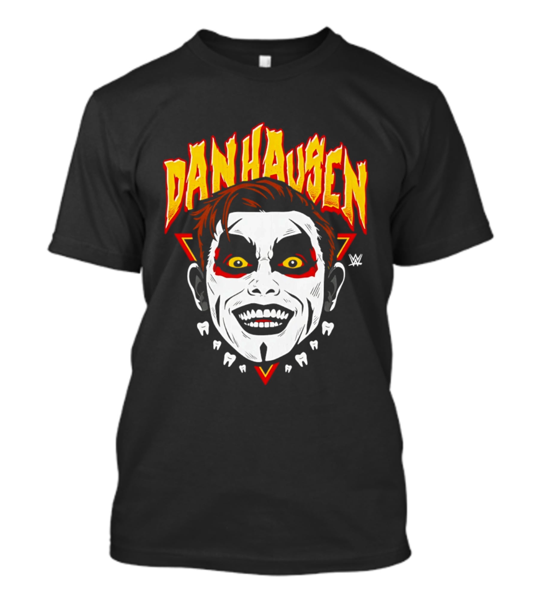 Danhausen WWE Big Head Yellow Eyes Face Paint T-Shirt