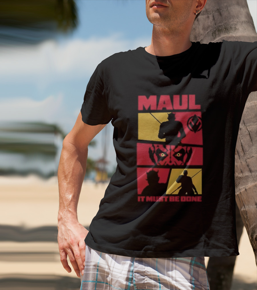 Maul Shadow Lord It Must Be Done Star Wars T-Shirt