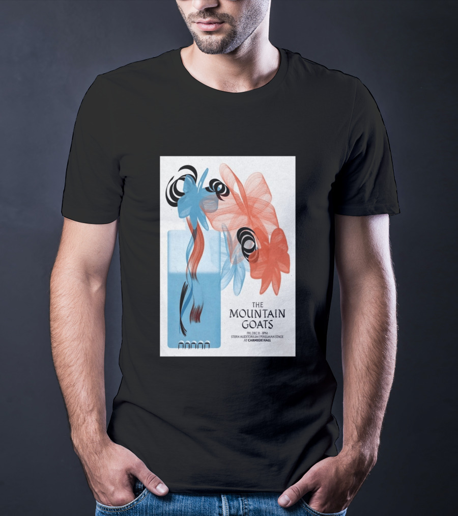 The Mountain Goats Carnegie Hall NYC Dec 11 2026 Stern Auditorium Perelman Stage T-Shirt