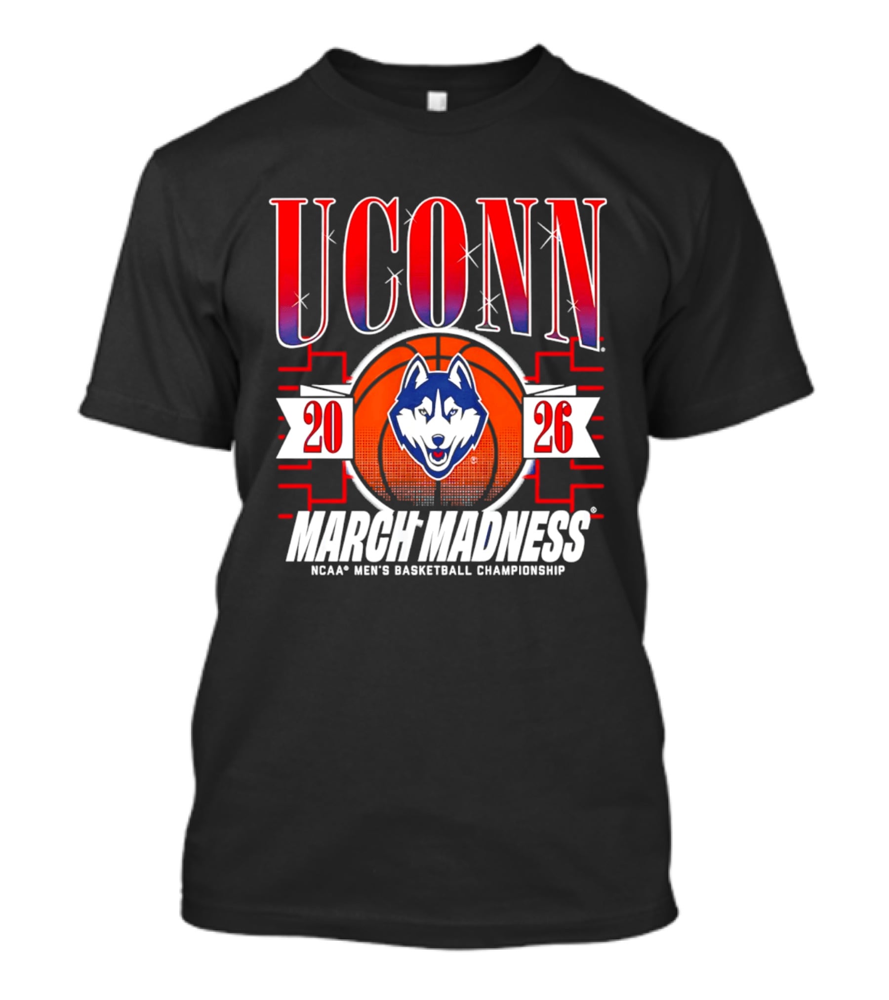 UConn Huskies 2026 NCAA Men's Basketball Championship March Madness T-Shirt