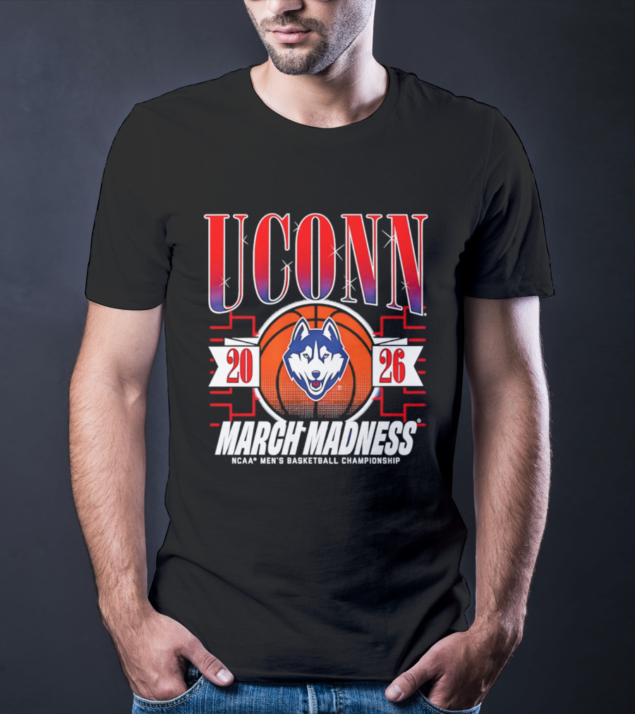 UConn Huskies 2026 NCAA Men's Basketball Championship March Madness T-Shirt