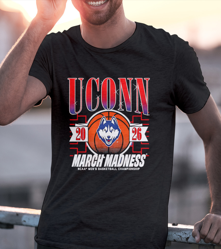 UConn Huskies 2026 NCAA Men's Basketball Championship March Madness T-Shirt