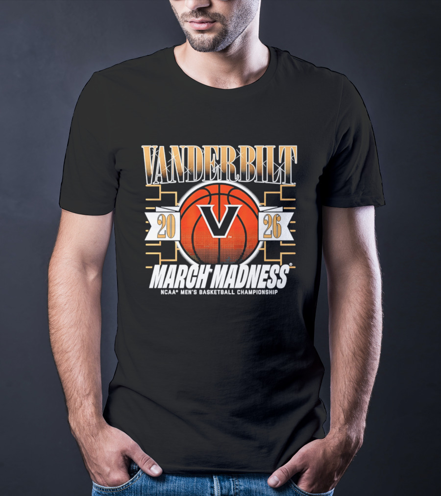 Vanderbilt Basketball 2026 NCAA March Madness Championship T-Shirt