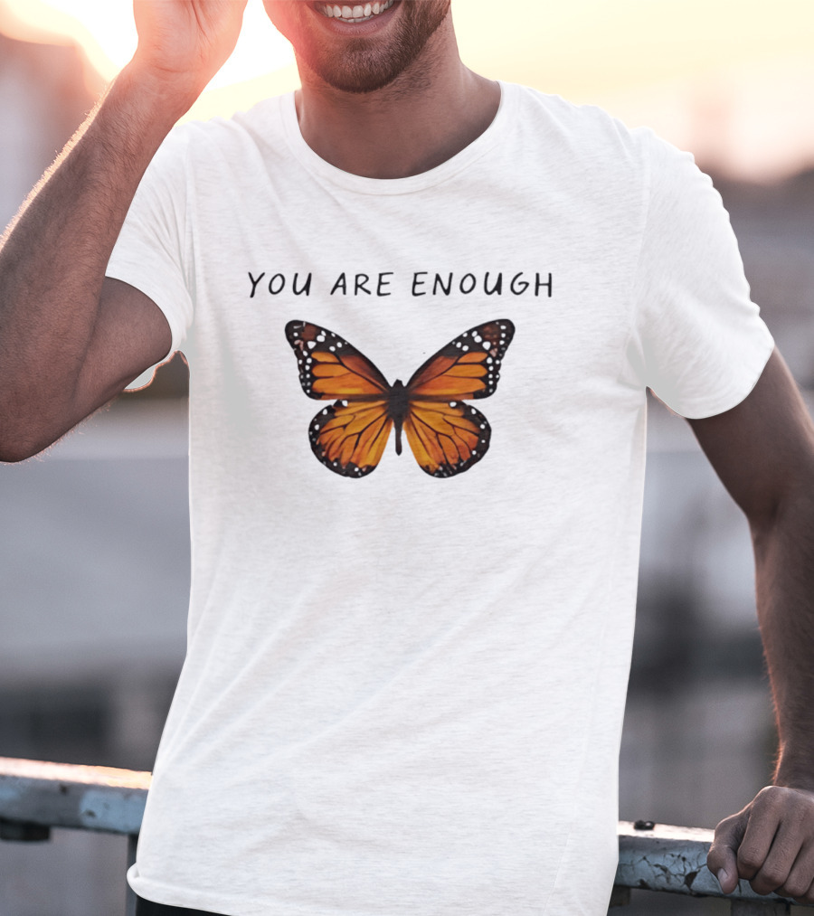 Charlotte Flair You Are Enough Butterfly Affirmations T-Shirt