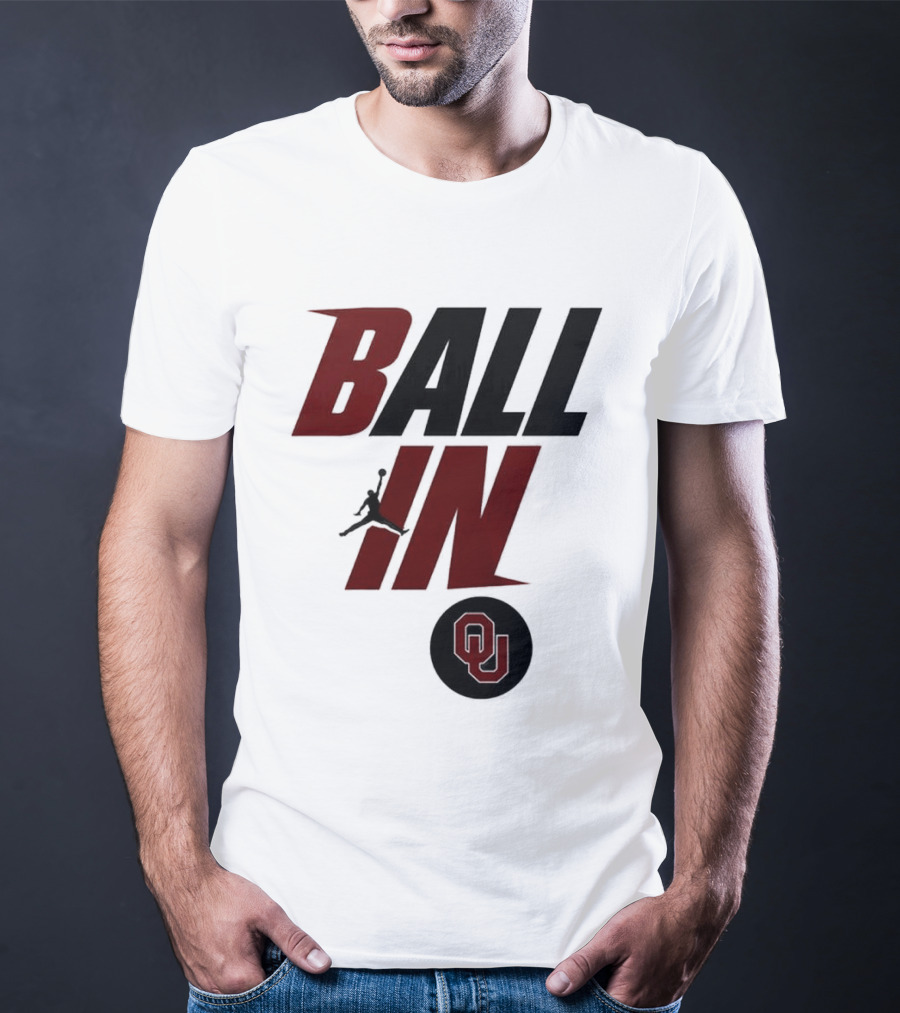 Ball In Oklahoma Sooners OU 2026 Women's Basketball T-Shirt