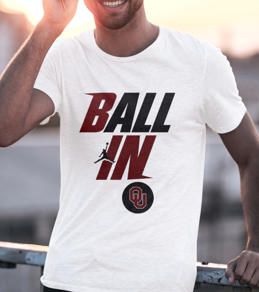 Ball In Oklahoma Sooners OU 2026 Women's Basketball T-Shirt