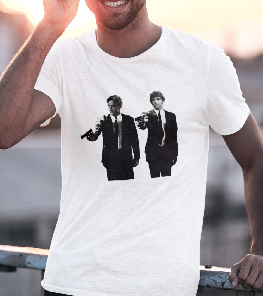 George Russell Kimi Antonelli Pulp Fiction Racing Showdown T-Shirt