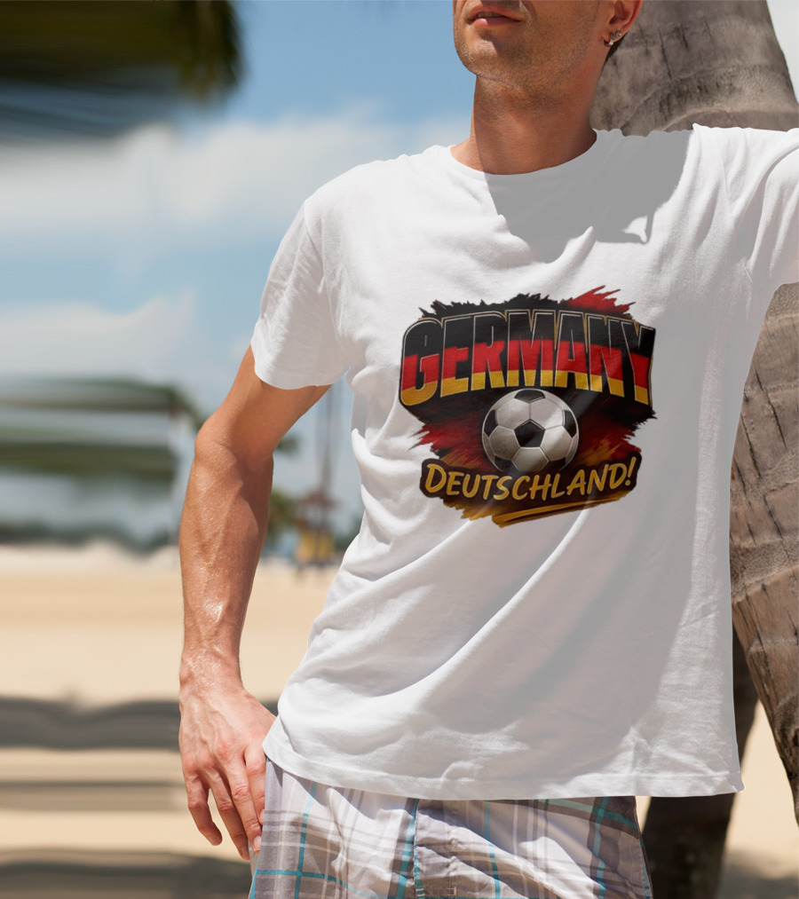 Germany Deutschland Soccer FIFA World Cup 2026 Soccer Ball T-Shirt