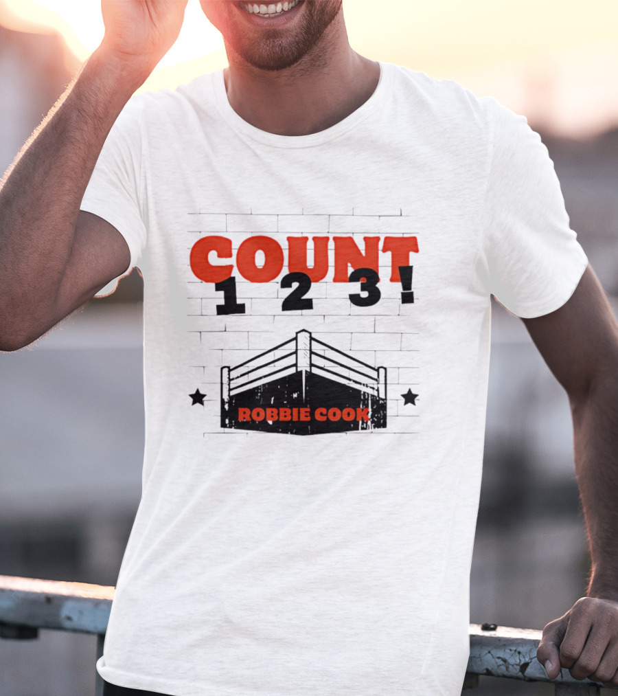 Robbie Cook Count 1 2 3 Boxing Ring T-Shirt