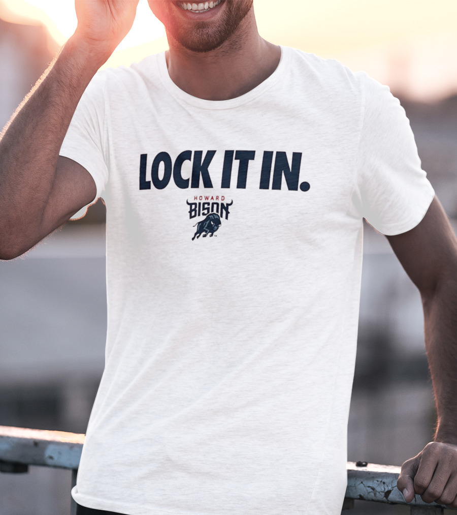 Howard Bison Lock It In Basketball T-Shirt