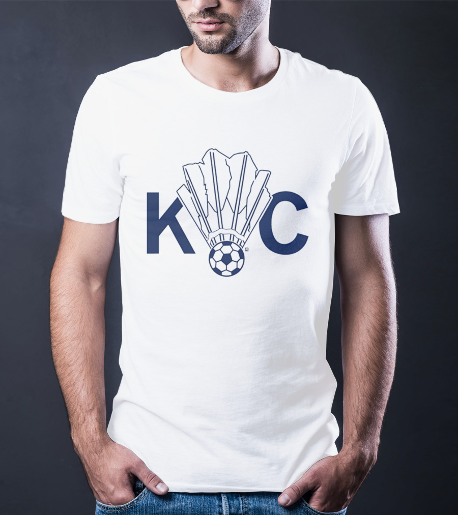 Kansas City KC Soccer Shuttlecock Combination T-Shirt