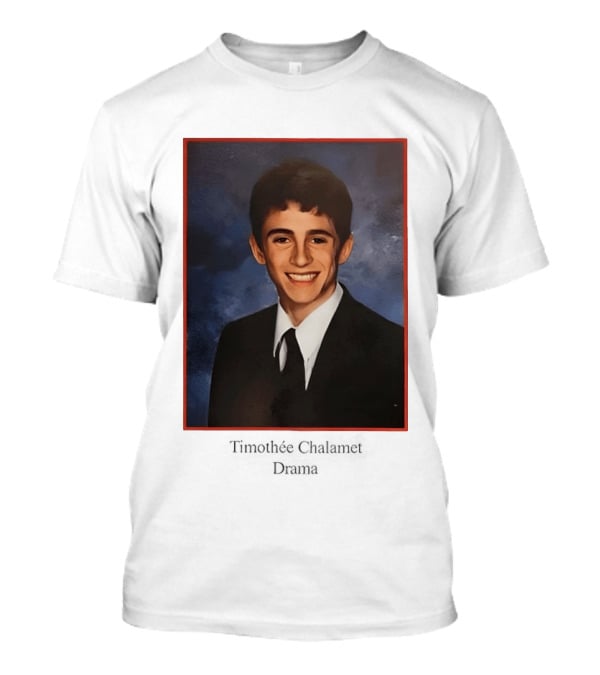 Timothee Chalamet Yearbook Photo 90s T-Shirt