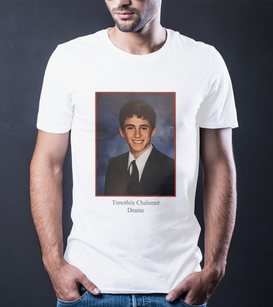 Timothee Chalamet Yearbook Photo 90s T-Shirt