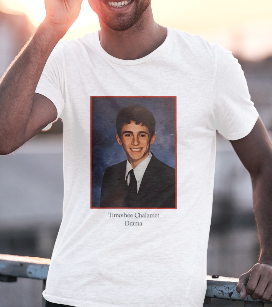 Timothee Chalamet Yearbook Photo 90s T-Shirt