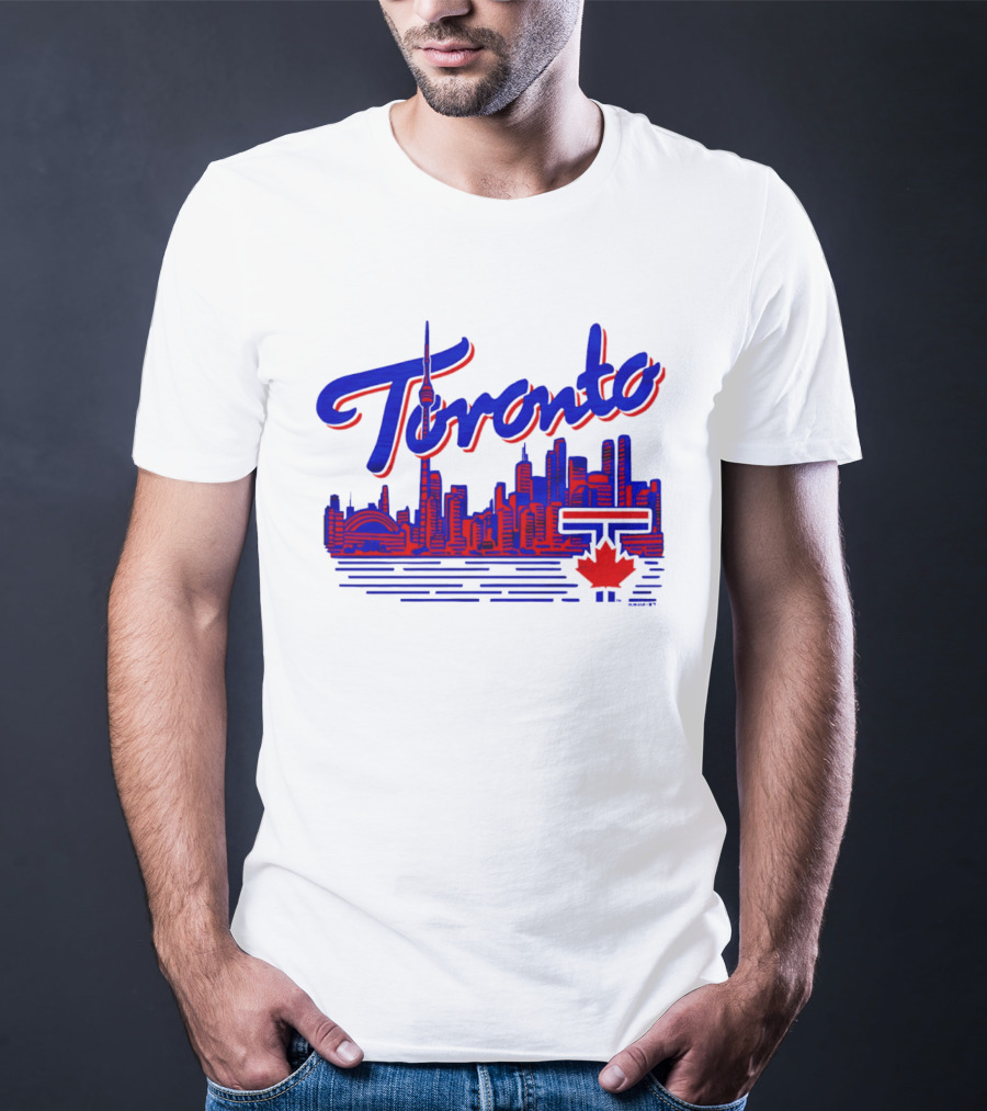 Toronto Blue Jays Skyline 2026 Canadian Baseball T-Shirt
