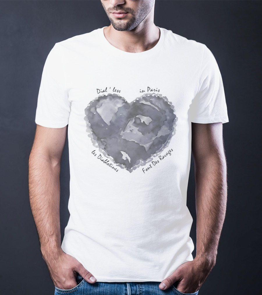 Blue Heart Les Diablotines Font Des Ravages Paris Dial'less T-Shirt