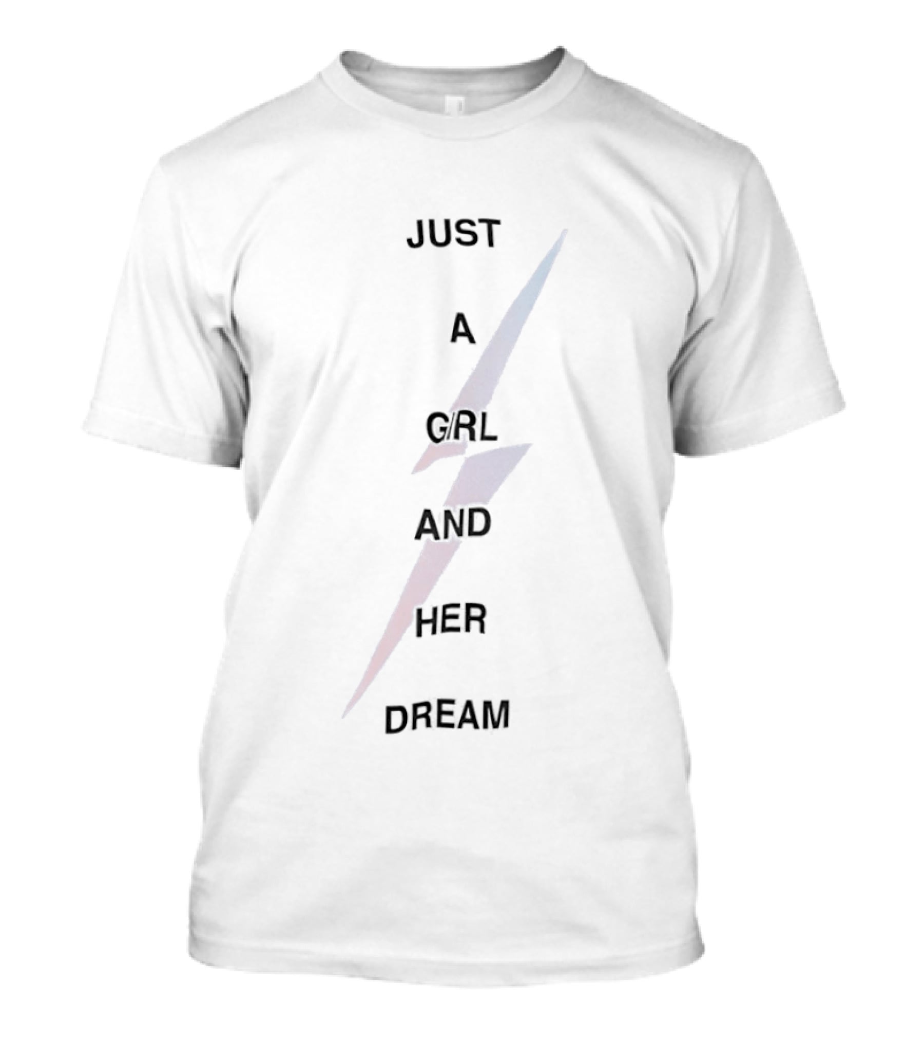 Just A Girl And Her Dream Lightning Bolt T-Shirt
